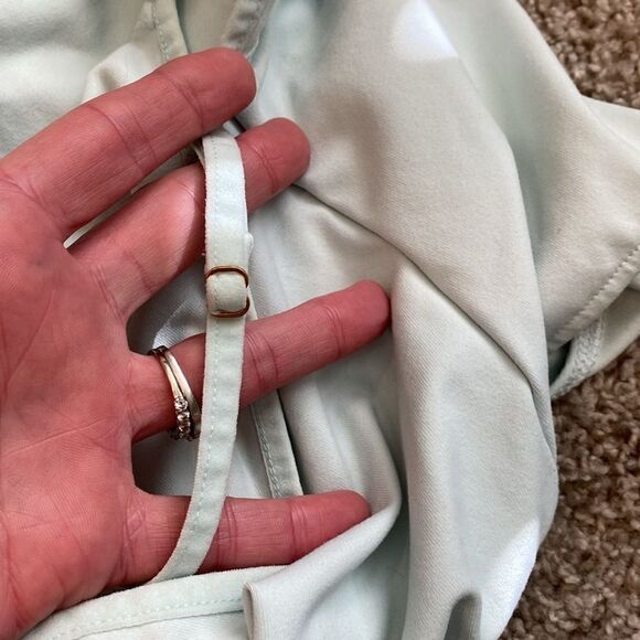 NWT - INTIMATELY FREE PEOPLE Baby Blue Thong Seamless Bodysuit Size: XS - Picture 9 of 9